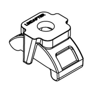 Self-adjusting clamp, LR malleable cast iron zinc plated